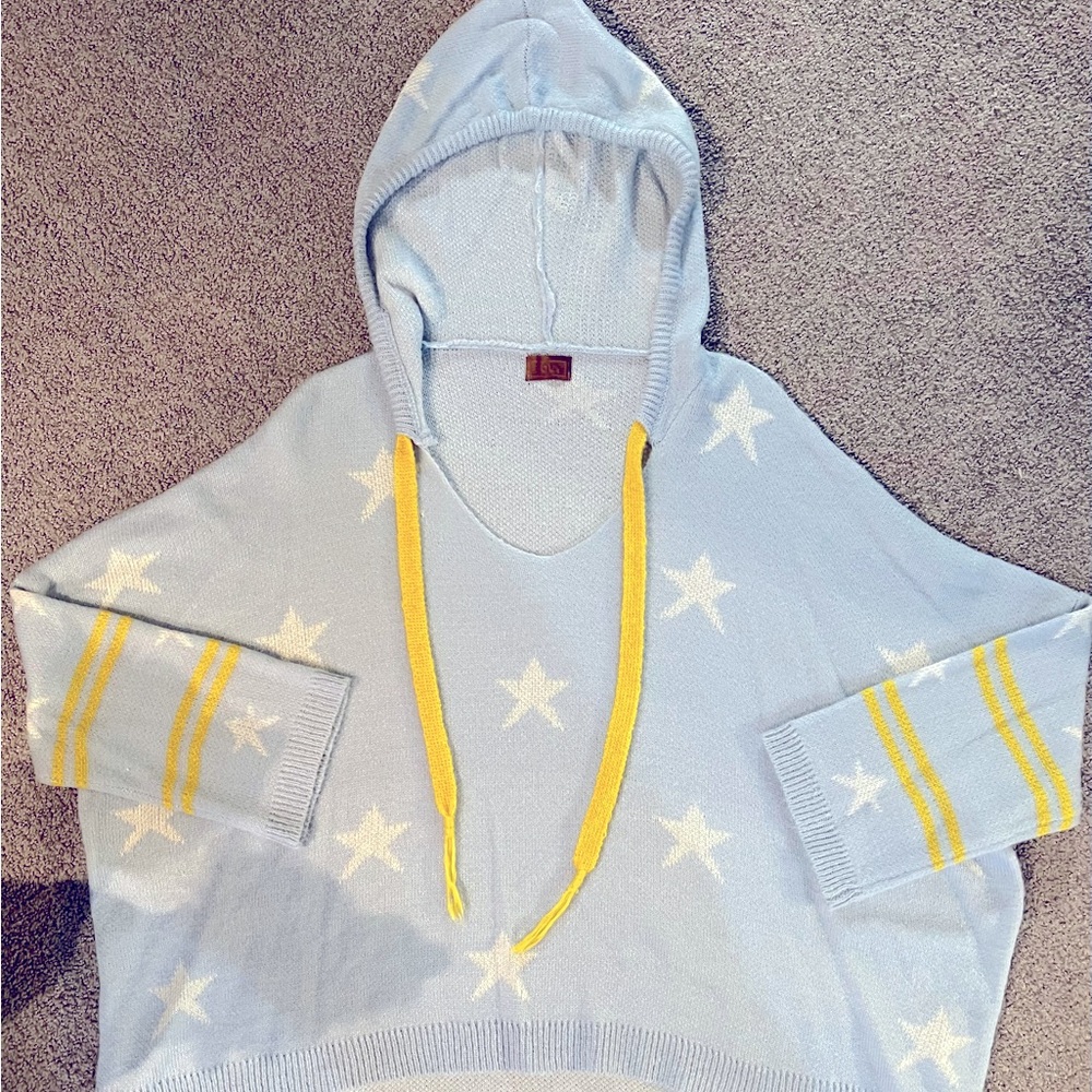 “POL” Star Sweater